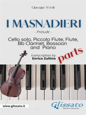 cover image of I Masnadieri (Prelude)--Cello, Woodwinds & Piano (parts)